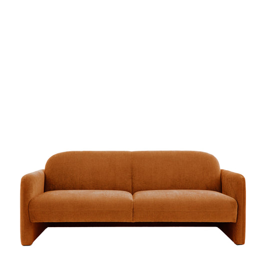 Messa 3 Seater Sofa Amber