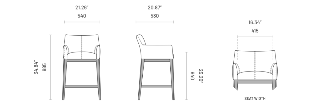 Carter Bar Chair